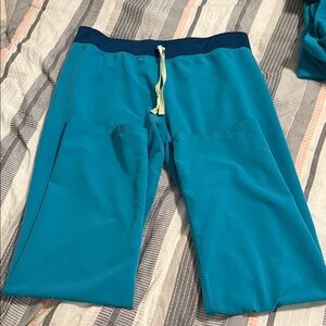 Figs Teal Blue Women's Pants